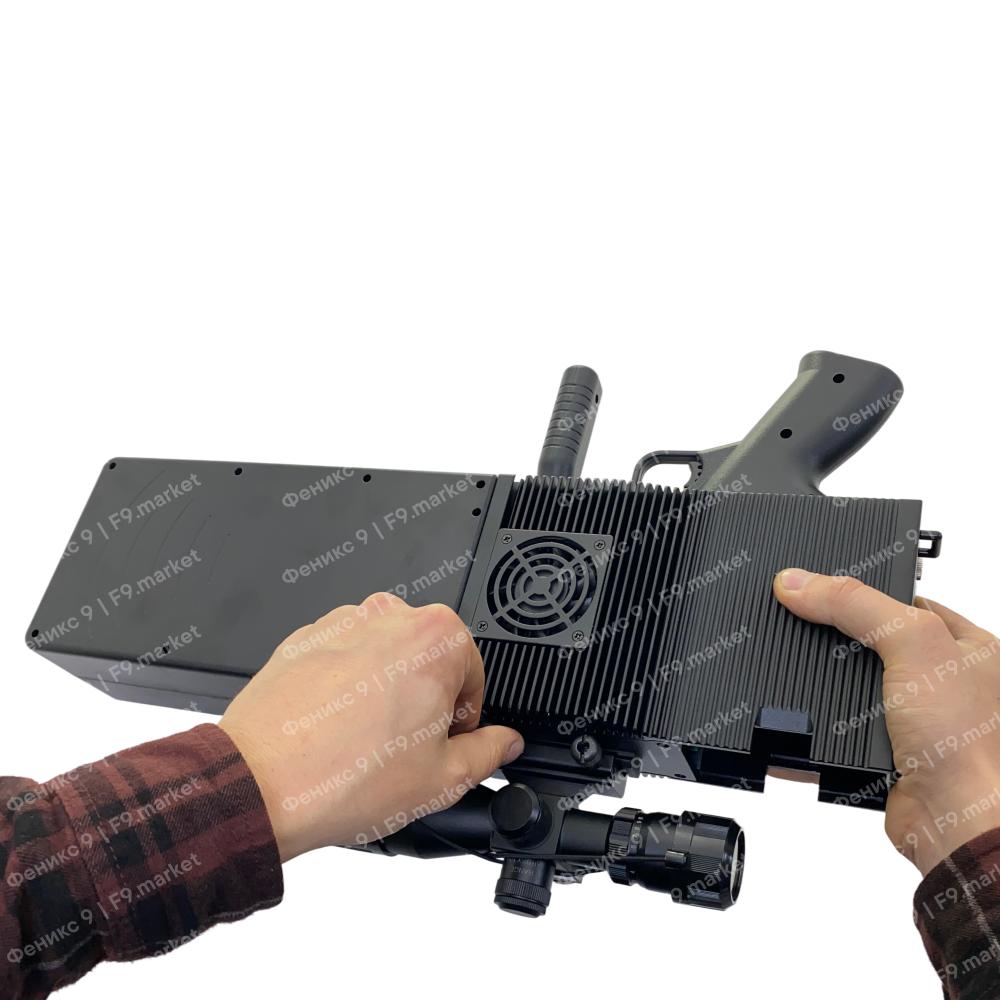 Блокиратор дронов Гарпия Про антидроновое ружье 120Вт на 6 каналов