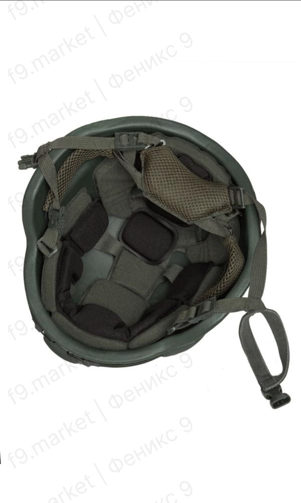 Шлем тактический баллистический СВМПЭ FAST Ops-Core NIJ IIIA Бр2 класс защиты с защитой ушей с системой регулировки Венди цвет «олива»