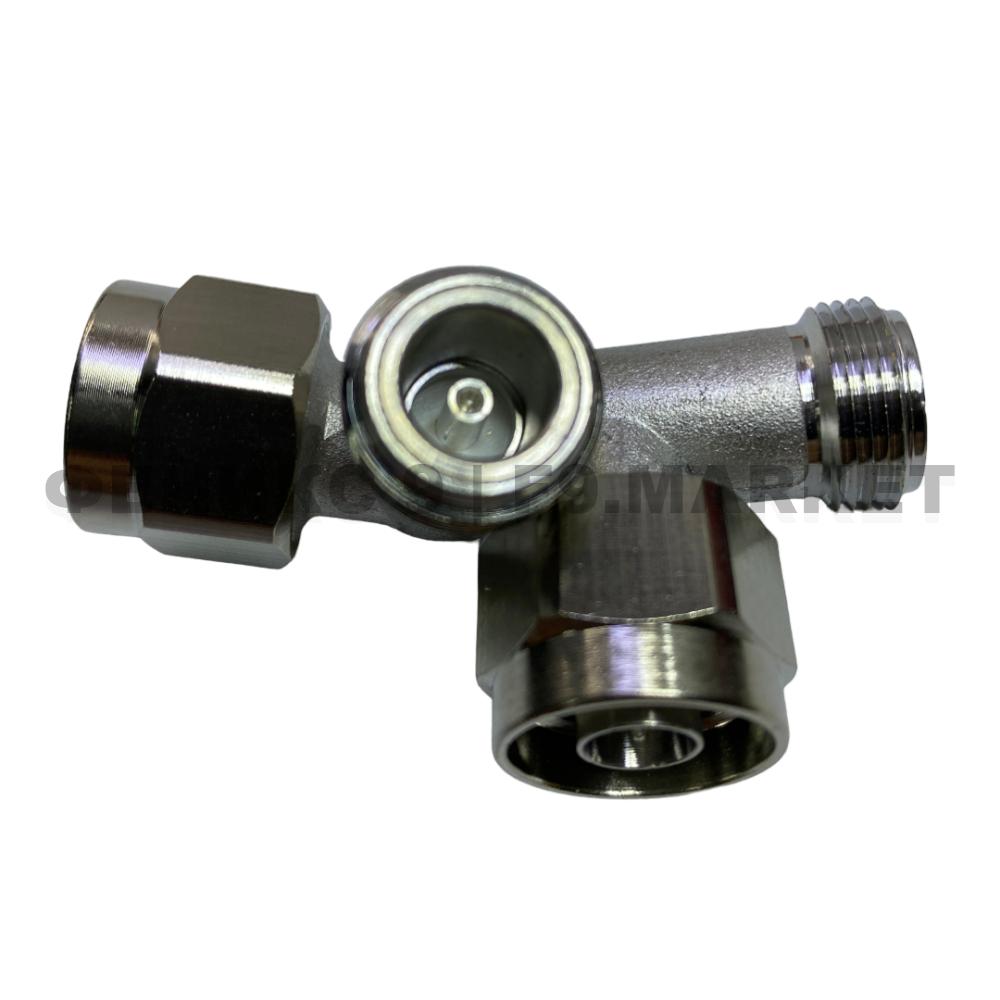 ВЧ адаптер N-male, N-female уголки для РЭБ Ромашка (комплект 3 шт.)